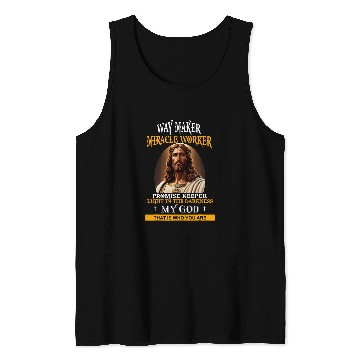 Discover Way Maker Miracle Worker Promise Keeper 5 Tank Tops