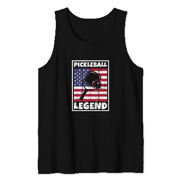 Discover American Pickleball Legend Paddleball for Pickleball Player Tank Tops