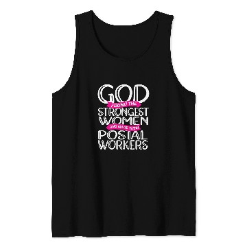 Discover Strongest Postal Worker Mail Carrier Tank Tops