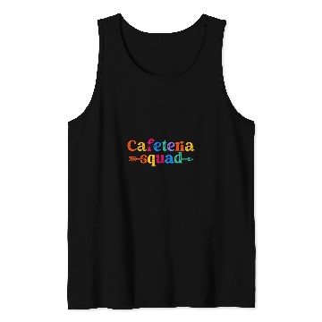 Discover School Support Team Matching Cafeteria Squad Worker Tank Tops