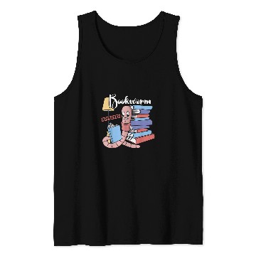 Discover Bookworm Approved Animal Book Reader World Book Day Tank Tops