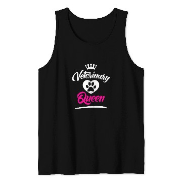 Discover Veterinarian Queen Funny Veterinary Graduate Tank Tops