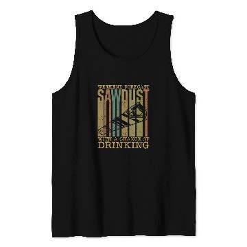 Discover Woodworker Carpenter Tools vintages Beer Drunk Retro Weekend Tank Tops