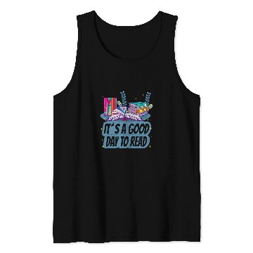 Discover book reader reading literature bookworm 91 Tank Tops