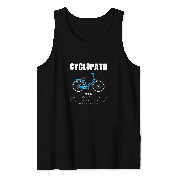 Discover Cyclist Gift Cyclopath Bike Cyclist Tank Tops