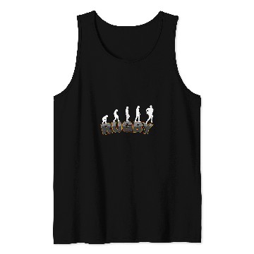 Discover Evolution Rugby Men Rugby Player Tank Tops