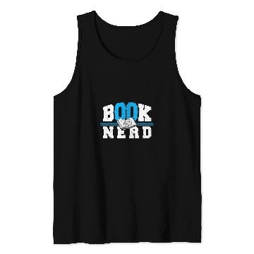 Discover Funny Nerd Book Nerd Reading Tank Tops