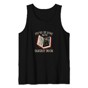 Discover Fantasy Book Science Fiction Romance Comedy Horror Thriller Tank Tops