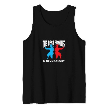 Discover SelfDefence Martial Arts Karate Black Strap Dan 3 Tank Tops