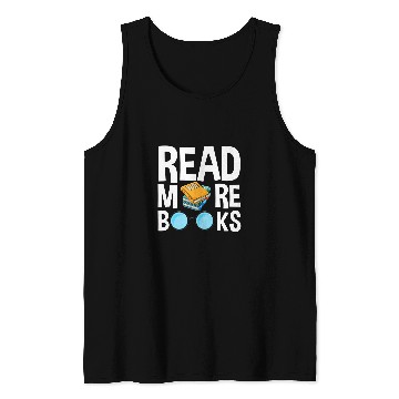 Discover Book Lover Gift Literature Bookworm Teacher Tank Tops
