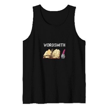 Discover Writer Ink Write Writing Novel Reading Book Lover Wordsmith Tank Tops