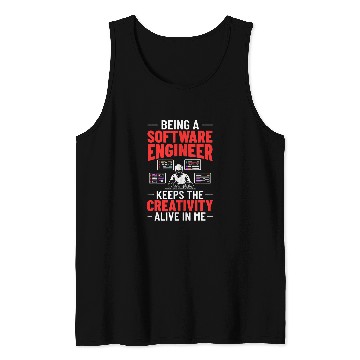 Discover Application Developer Software Programmer Computer Engineer Tank Tops