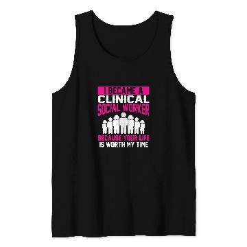 Discover Clinical Social Worker Apparel bests Amazing Workers Design Tank Tops