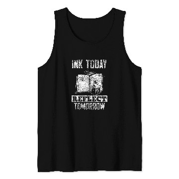 Discover Ink Today Reflect Tomorrow Journal Diary Journaling 1 Tank Tops