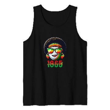 Discover Black Rugby Juneteenth 1865 Kids Mens Womens Juneteenth Tank Tops
