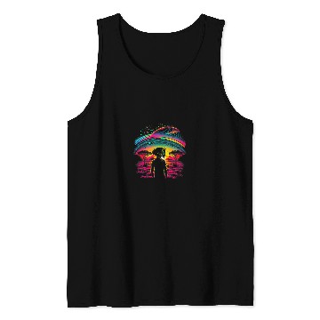 Discover Aliens Retro Aesthetic Alien Tank Tops