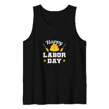 Discover Union Strong Worker Happy Labor Day Gift Men Women Work hard Tank Tops