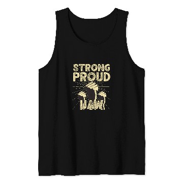 Discover UAW Strong Proud Union Pride UAW Laborer Worker Tank Tops