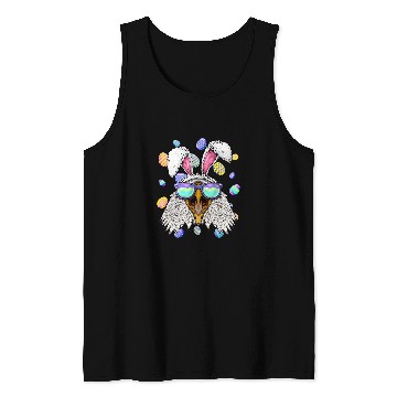 Discover Bald Eagle Easter Bunny Ears Funny Easter Eggs Hunting Tank Tops