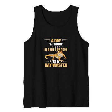 Discover Bearded Dragon A Day Without Tiny Dinosaur Reptile Lover Tank Tops