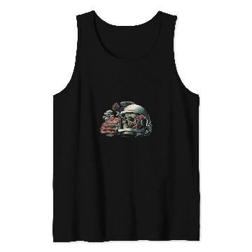 Discover Astronauts Cool Space Decay Astronaut Helmet I Need Space Gift Tank Tops