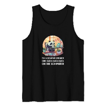 Discover Im a Content Creator I Do ClickClickClick 1 Tank Tops