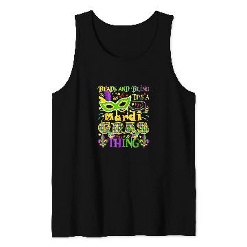 Discover Beads And Bling Its A Mardi Gras Thing Mardi Gras Beads Tank Tops