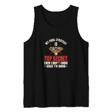 Discover Billiards Pool Snooker Billiard Ball Table Nineball Tank Tops