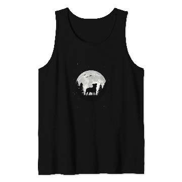 Discover Dog Jack Russell Terrier Moon Tank Tops