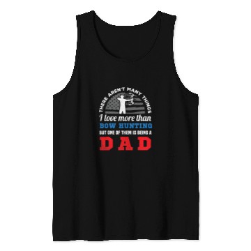 Discover Bow hunting US flag and funny DAD creative artwork Tank Tops