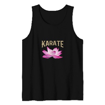 Discover Lotus Karate Design For Instructors Practitioners Tank Tops