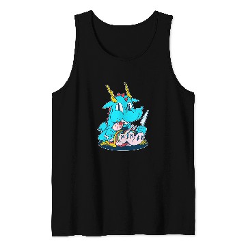 Discover Blue Dragon Is Unicorn Tank Tops