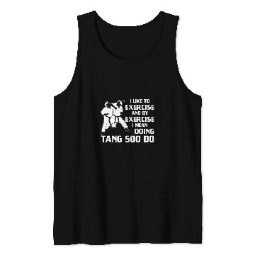 Discover Tang Soo Do Korean Karate Instructor Martial Art Master Tank Tops