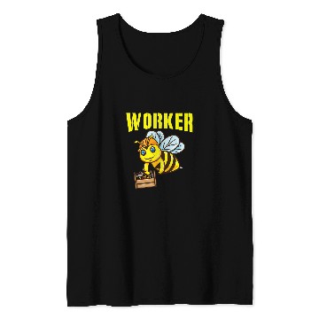 Discover Worker Bee for Bee Lover Beekeeper Tank Tops
