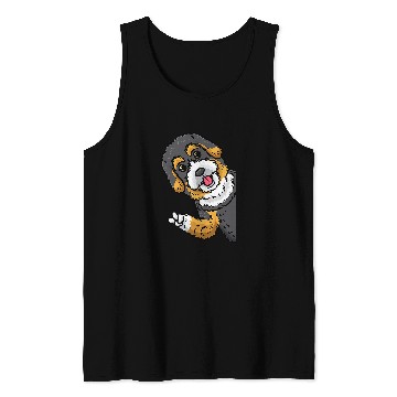 Discover Bernedoodle Dog From Side Tank Tops
