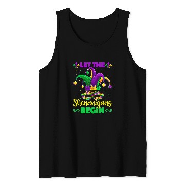 Discover Let The Shenanigans Begin Mardi Grass Kids Men Women 140 Tank Tops