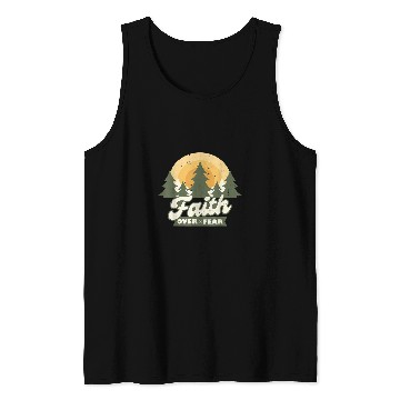 Discover Faith Over Fear 2 Tank Tops