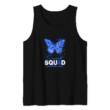 Discover Charge Syndromes Warrior Support Squad Butterfly Tank Tops