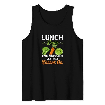 Discover Lunch Lady Squad Cafeteria Worker Dinner Lady Cooking Tank Tops