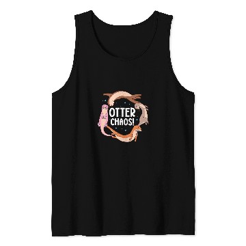 Discover Otters Chaos Sea Otters Weasel Kawaii Tank Tops