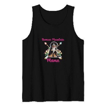 Discover Bernese Mountain Mama Cute Mama Bernese Mountain Dog Lover Tank Tops