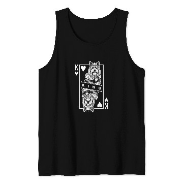 Discover Australian Silky Terrier King Of Hearts Funny Dog Pop Art Tank Tops