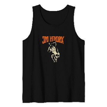 Discover Guitarist Jimi Hendrix Guitar Tank Tops