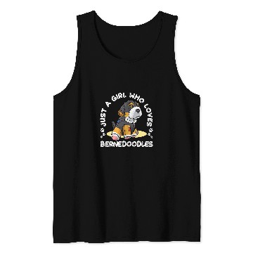 Discover Bernedoodle Dog With Stuffed Animal 38 Tank Tops