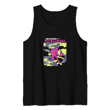 Discover Cool Camouflage Camo Pickleball Tank Tops