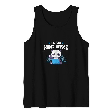 Discover Team homesoffice Computer Remotely Worker Tank Tops