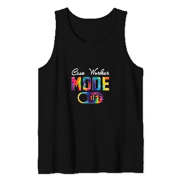 Discover Case Worker Mode Off Happy Last Day Of School Tie Dye Summer Tank Tops