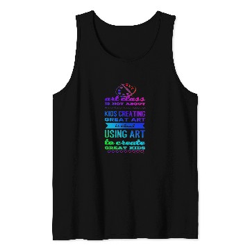 Discover Art class is about using art to create great kids Tank Tops