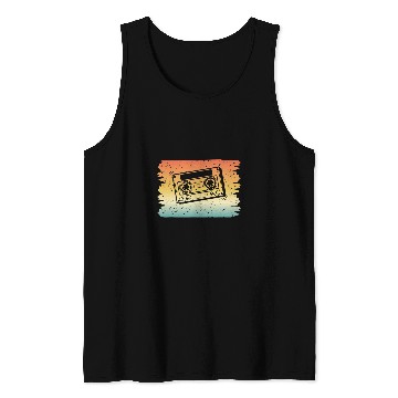 Discover 80s Cassette Tape 1980s Retro vintages Throwback Music 21 Tank Tops