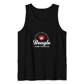 Discover Beagle Paw Prints Beagle Tank Tops